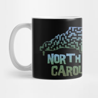 North Carolina State Outline Maze & Labyrinth T-Shirt Mug